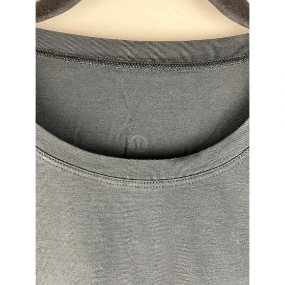 Lululemon Cate Crop Tee Black Est Size 4 Super Soft Pima Cotton - Picture 7 of 9